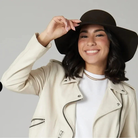 SAN DIEGO HAT COMPANY BOHO FLOPPY HAT WITH ROUND CROWN AND SUEDE BAND TAN O/S - Picture 11 of 11